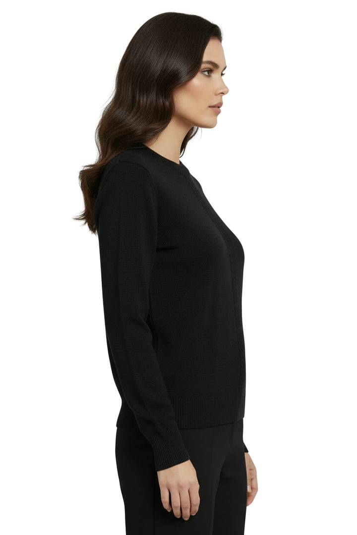 ribbed cuffs and hem jumper