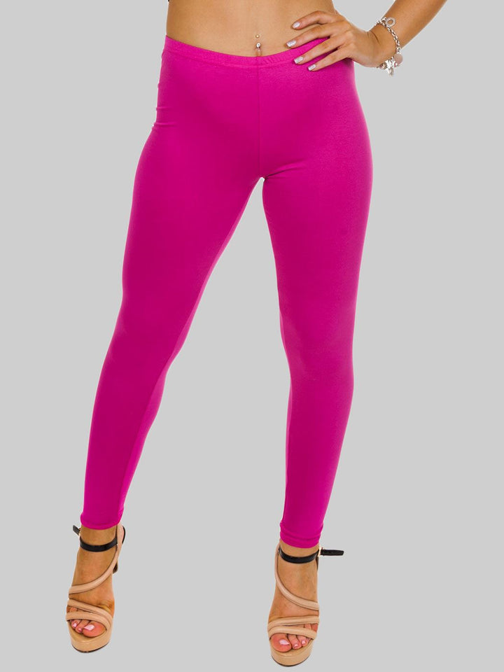 Plain Full Length Legging [Pack of 6]