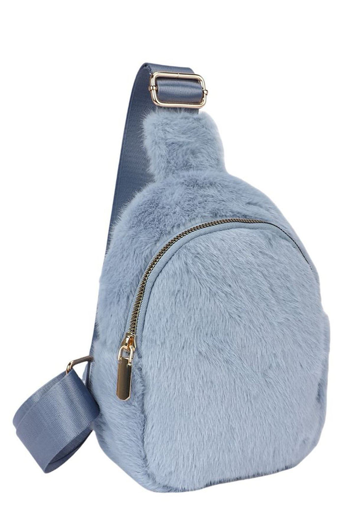 Faux Fur Backpack Bag