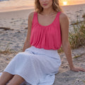 Plain Elasticated Hem Top — view 5