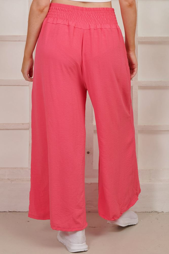 Plain Wide Leg Palazzo