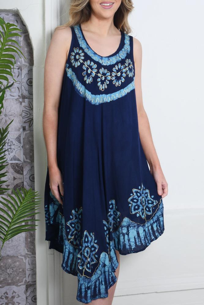 Flower Print Umbrela Dress