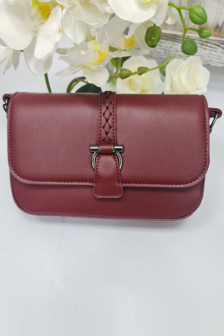 Buckle Detail Crossbody Bag