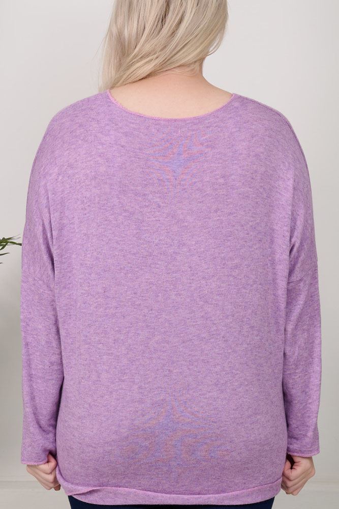 Plain Tunic Viscose Top