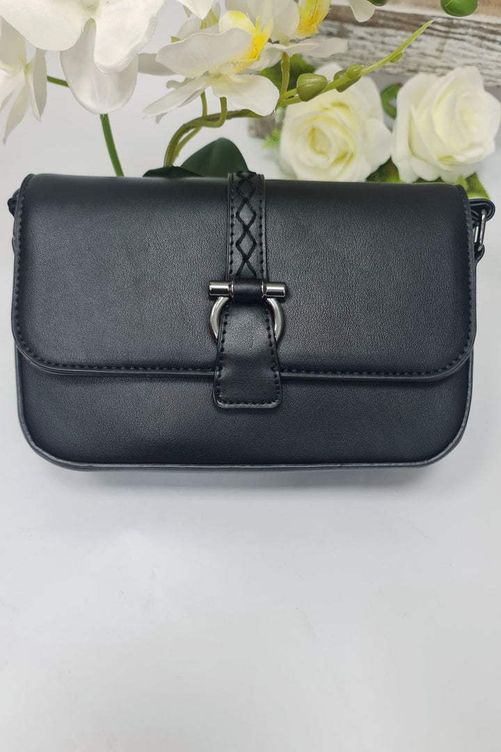Buckle Detail Crossbody Bag