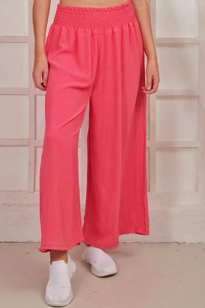 Plain Wide Leg Palazzo