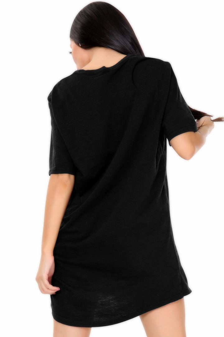 Special Price Women Plain Night Wear Long Tshirt