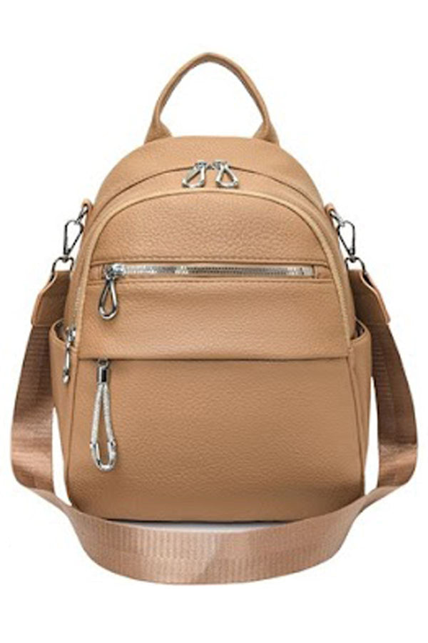 Zipper Apportmant Backpack Bag