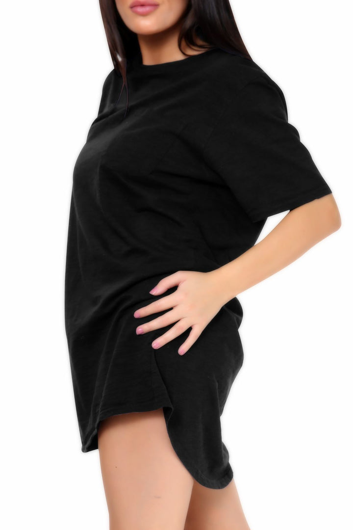 Special Price Women Plain Night Wear Long Tshirt