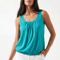 Plain Elasticated Hem Top — view 15