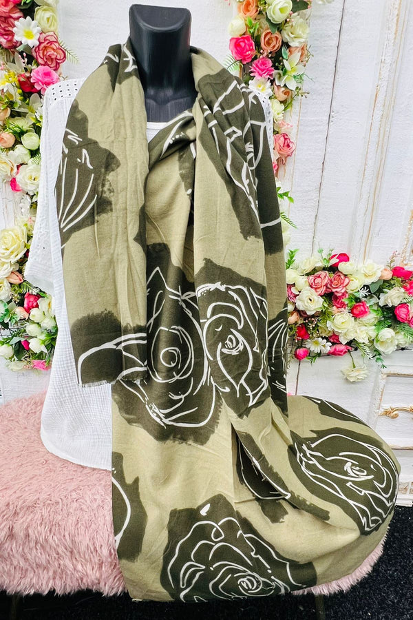 Floral Print Scarves