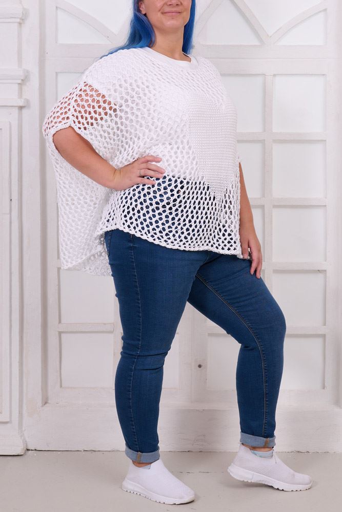 Crochet Heart Pattern Cotton Top