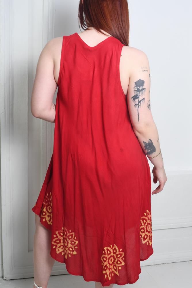 Flower Print Umbrela Dress