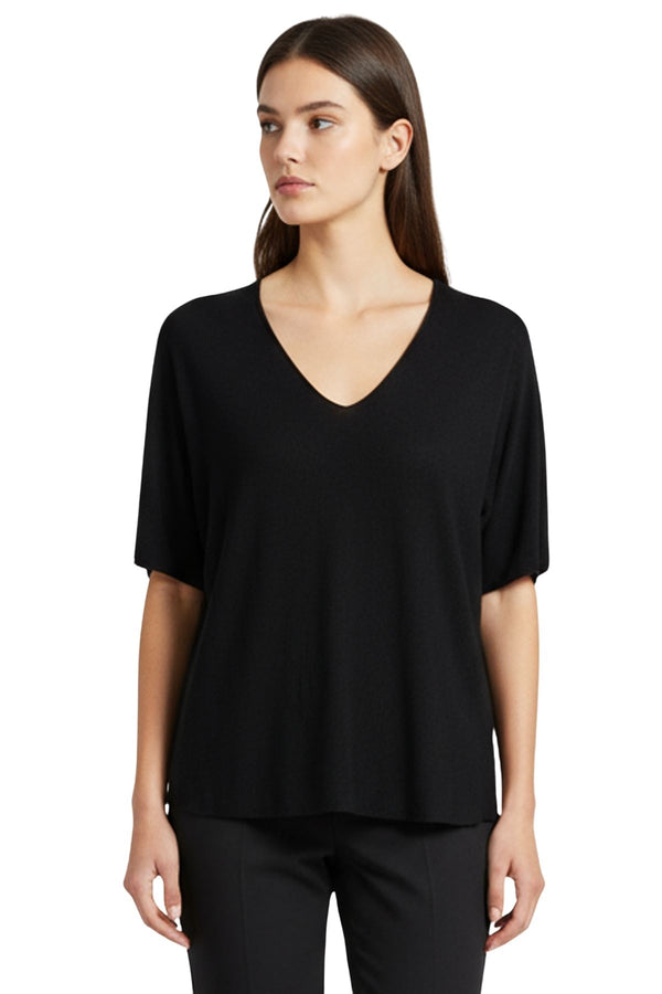 Plain Soft Knit Tunic Top
