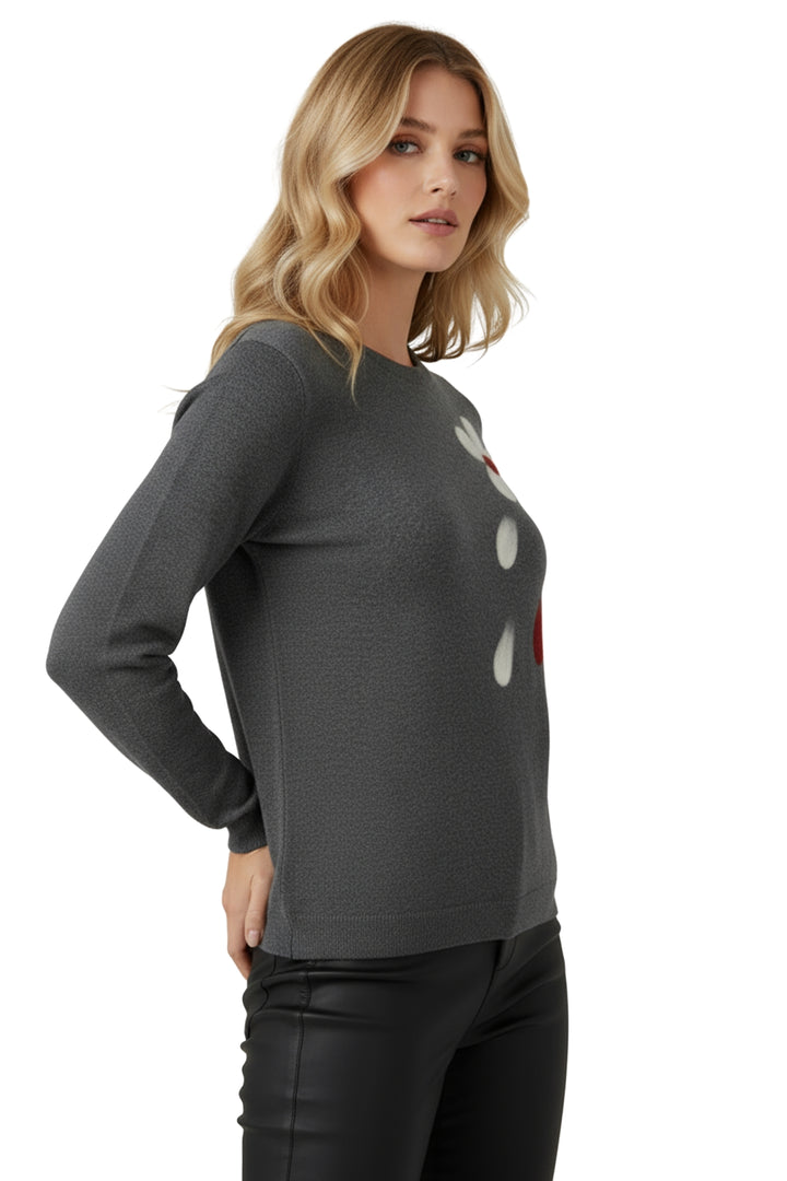 casual everyday floral sweater
