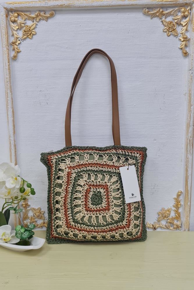 Crochet Handmade Beach Shoulder Bag