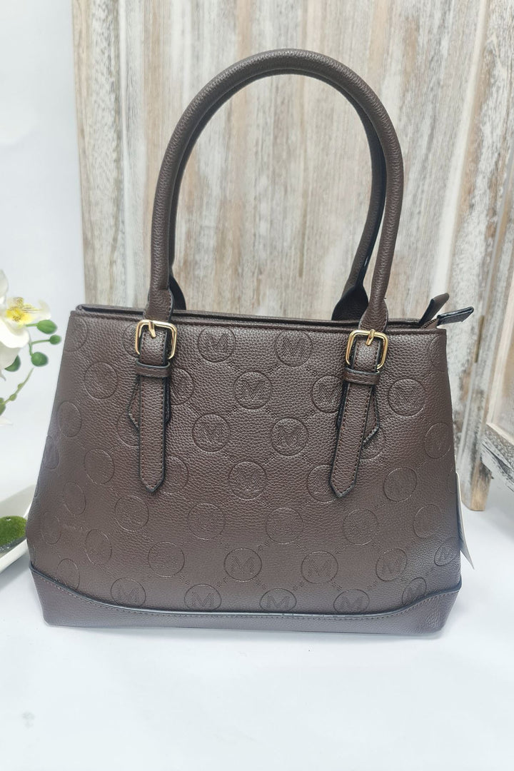Adjustable Strap Two Handle Shoulder Bag