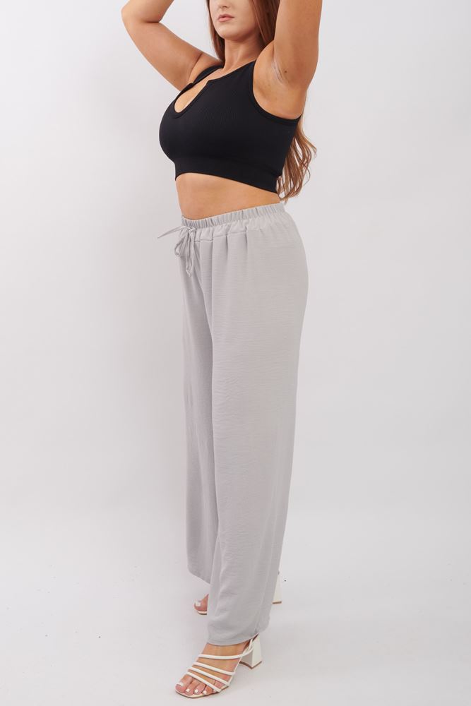 Plain Wide Leg Palazzo