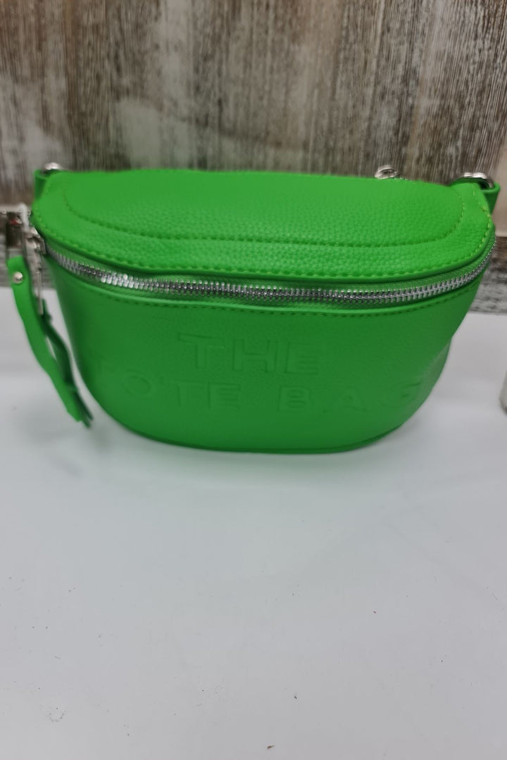 Tote Print Double Zipped Shoulder Bag