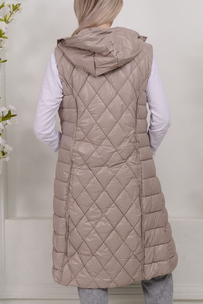 Plain Quilted Padded Nylon Gilet