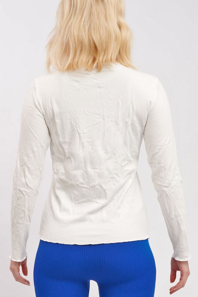 Plain Ribbed Viscose Jumper