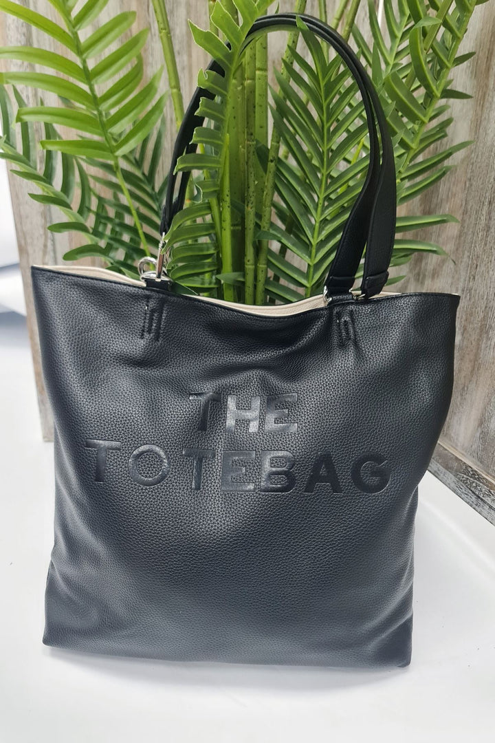 Tote Print Two Handle Shoulder Bag