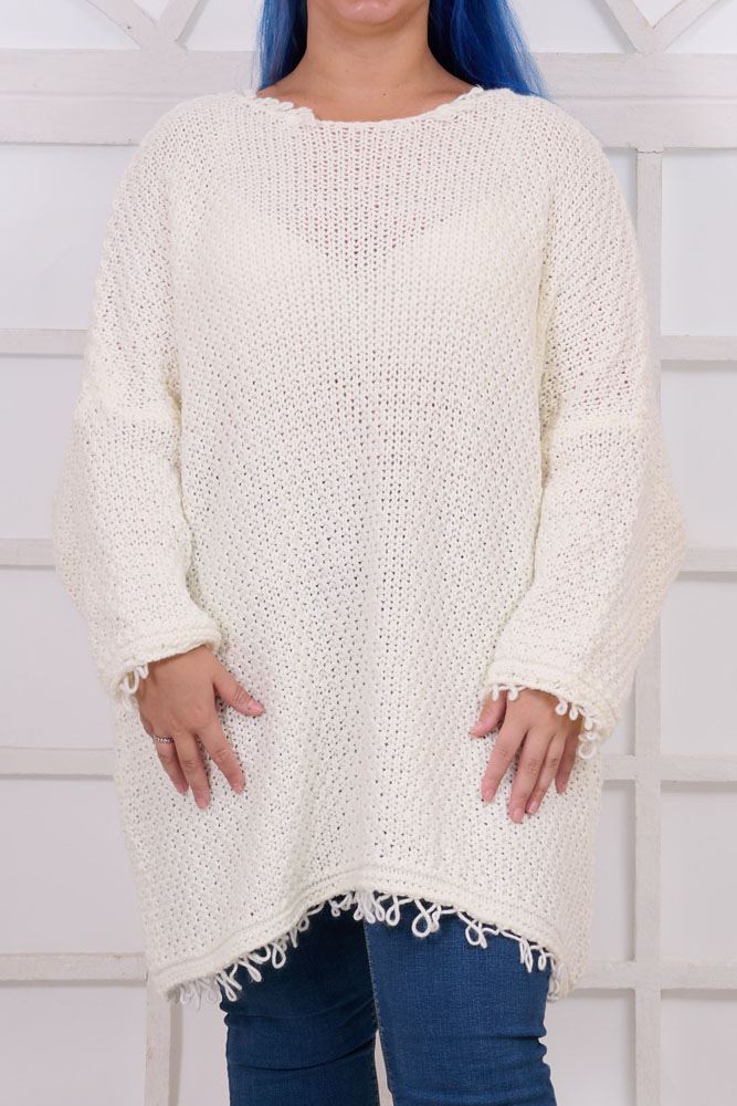 Crochet Pattern Acrylic Jumper