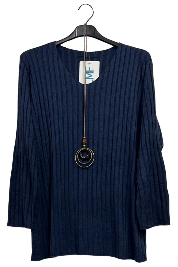 ribbed necklace top uk supplier
