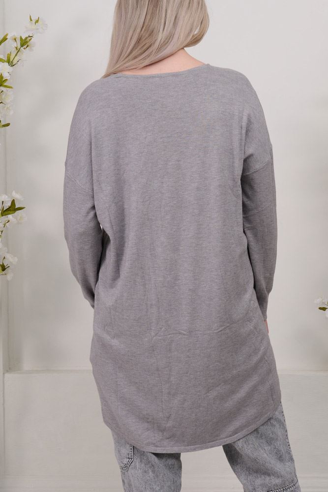 Plain knit Viscose Top