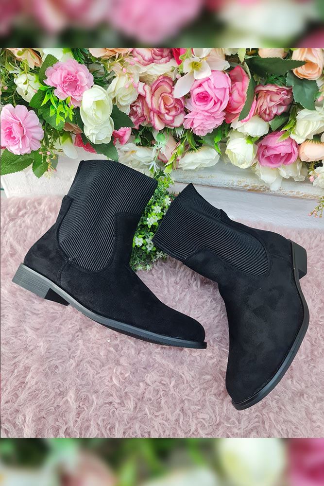 Suede Leather Ankle Boot