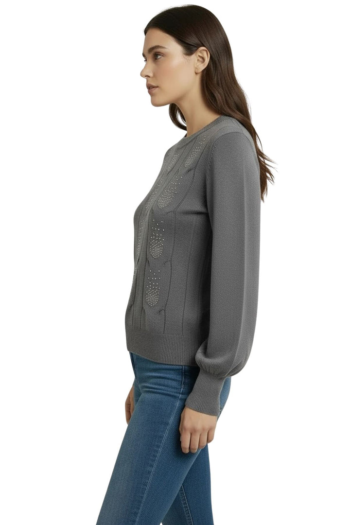 soft acrylic viscose blend jumper
