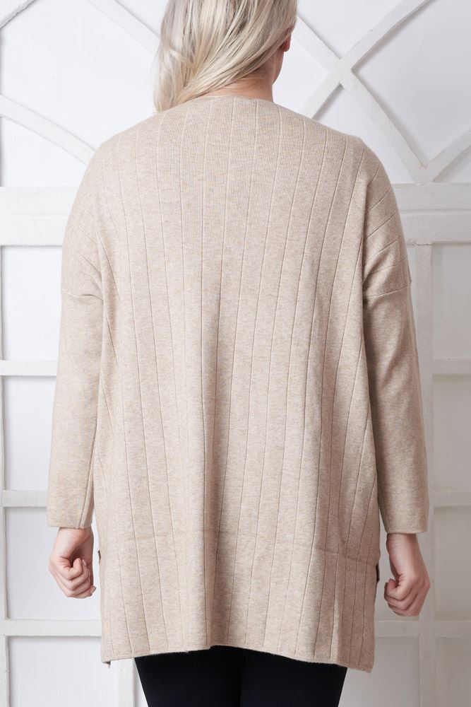Plain Dipped Hem Top