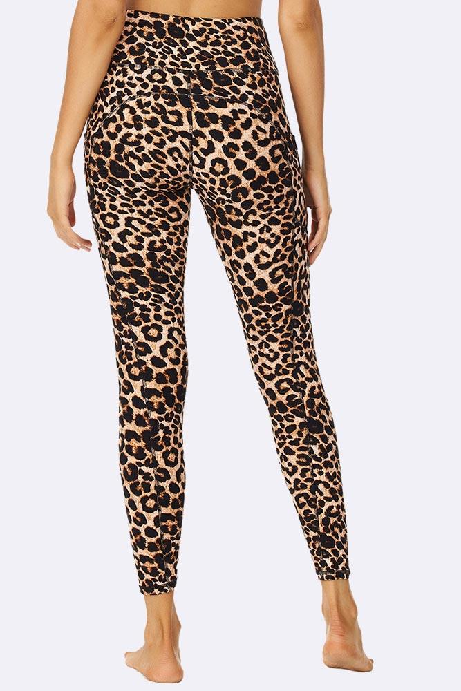 Leopard Print Gym Pocket Leggings