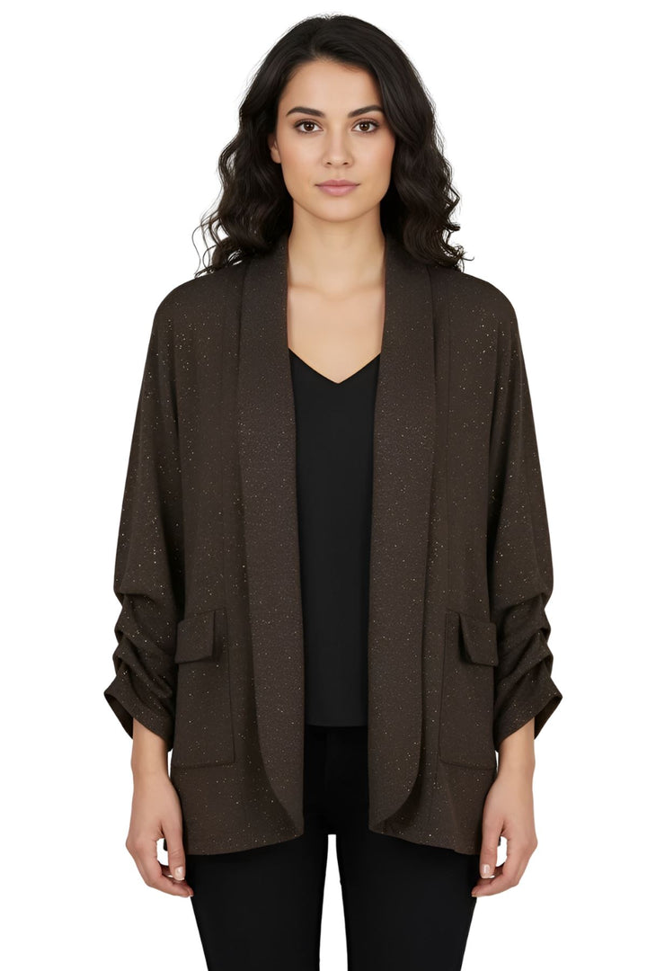 womens relaxed fit open front jacket
