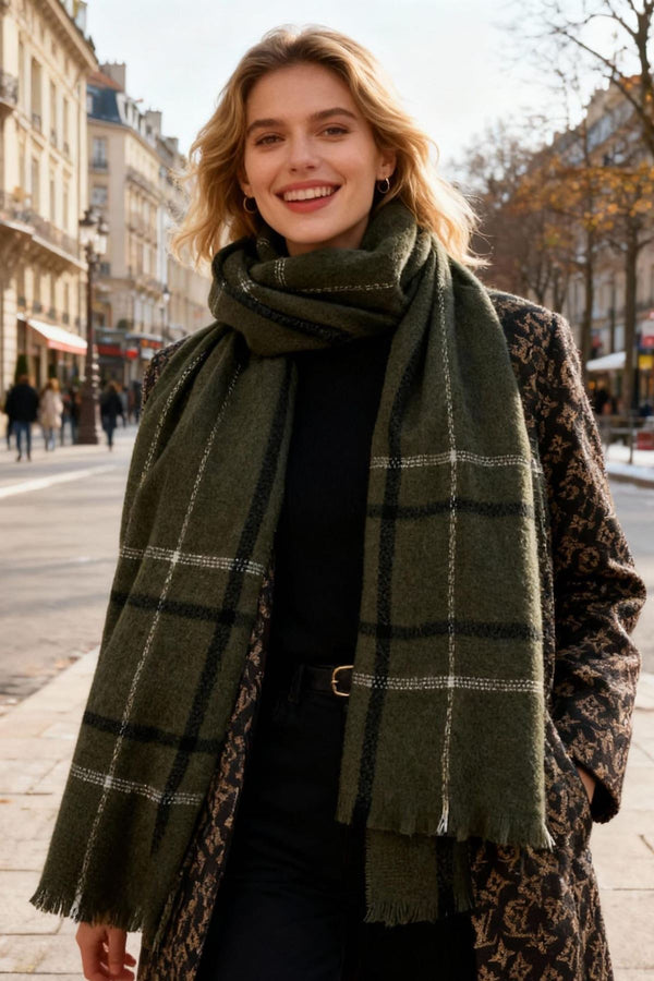 Tartan Check Soft Scarves