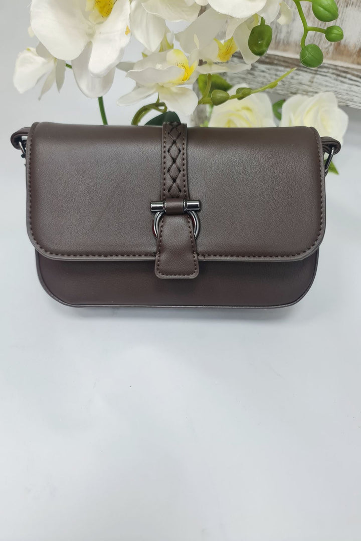 Buckle Detail Crossbody Bag