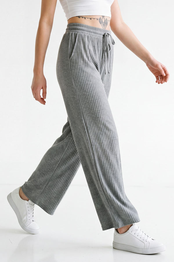 womens pleated drawstring trousers