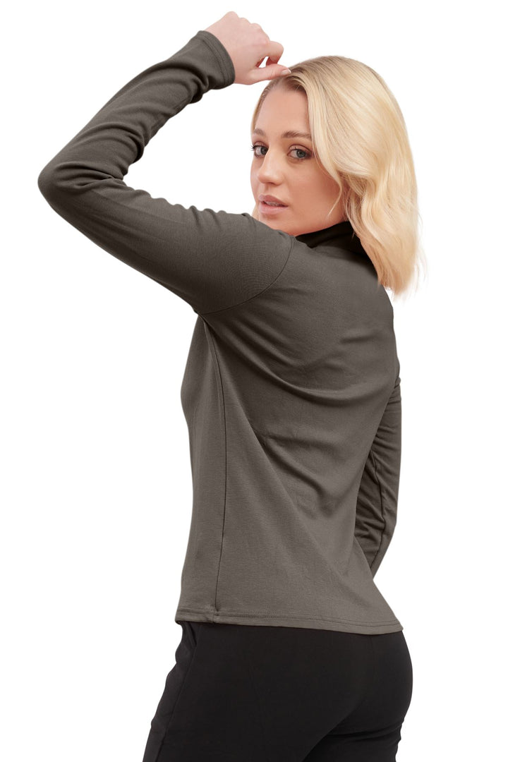 Special Price Plain Knitted Tunic Viscose Top