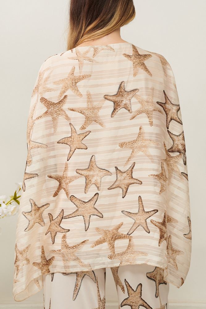 Starfish Print Top