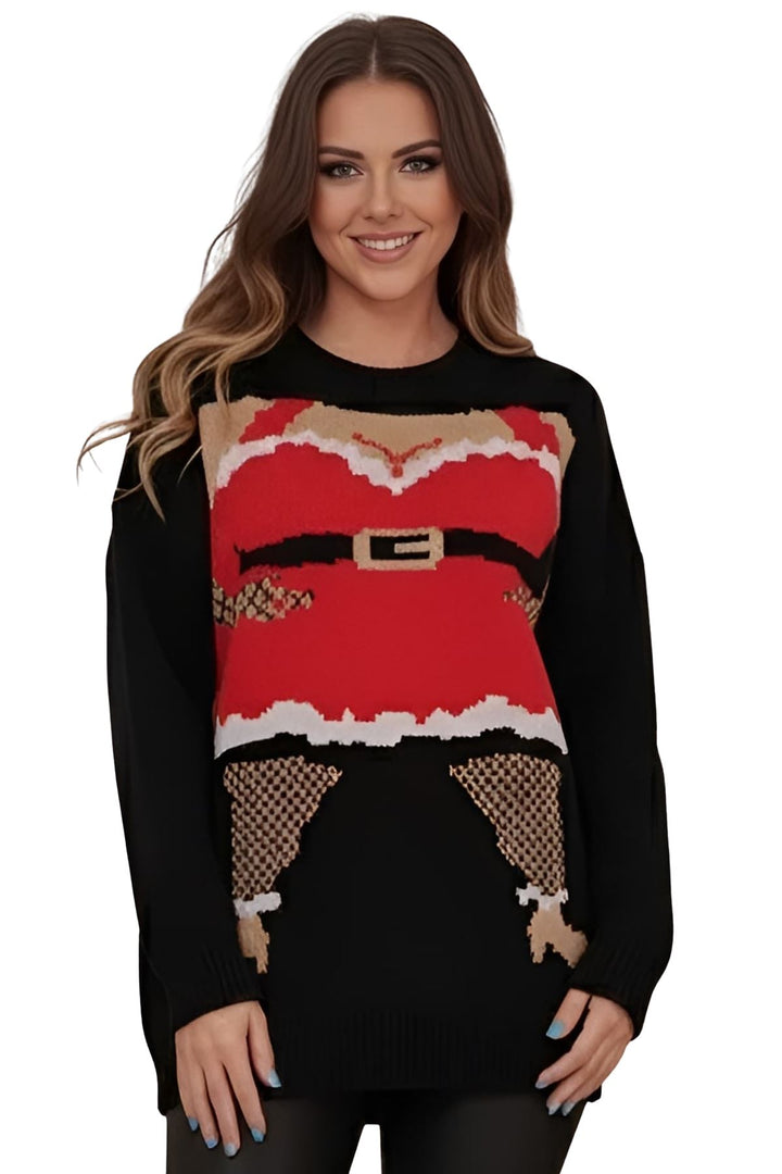 ladies santa christmas jumper wholesale
