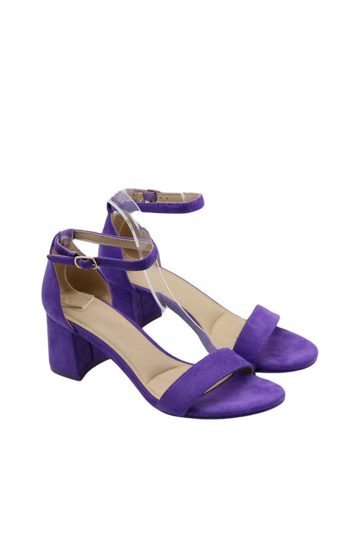 Ankle Strap Block Heel Sandal
