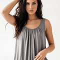 Plain Elasticated Hem Top — view 13