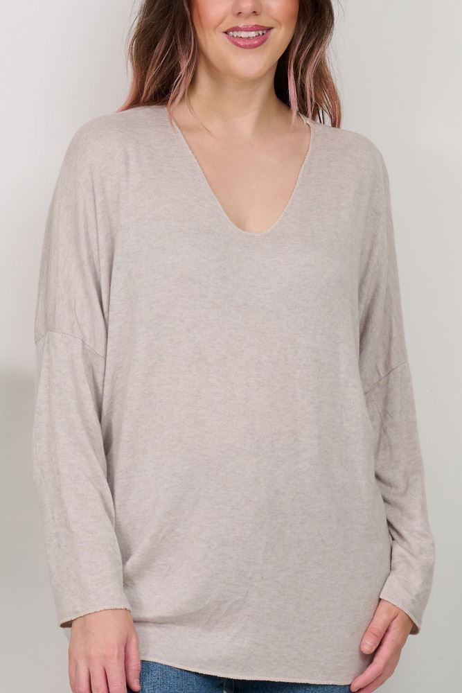 Plain Tunic Viscose Top