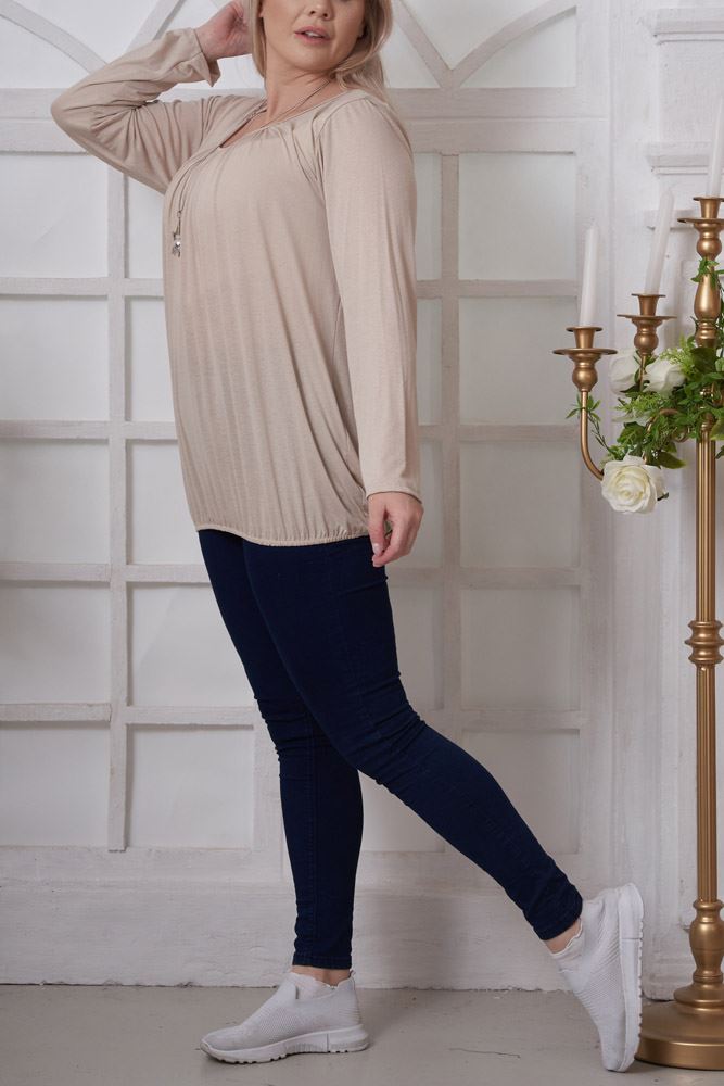 navy blue viscose fashion top
