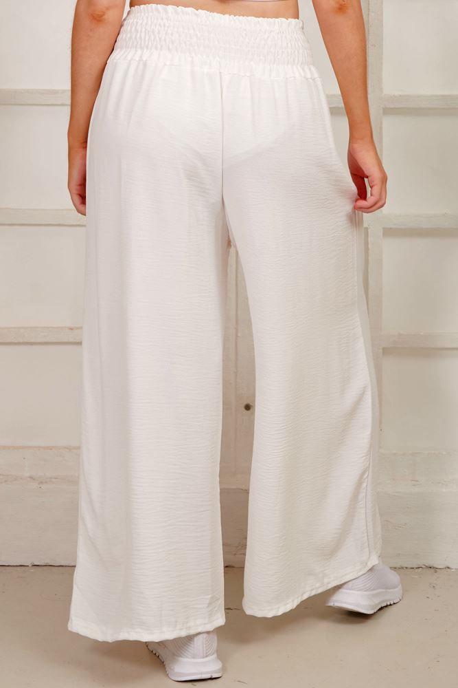 Plain Wide Leg Palazzo