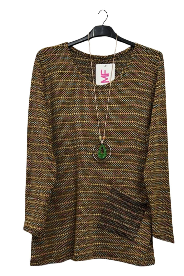 soft knit dot top
