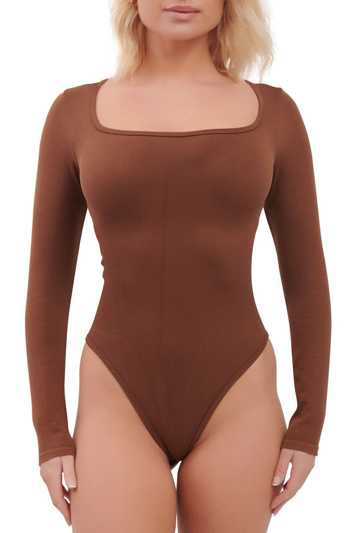 Special Price Plain Paded Nylon Bodysuit
