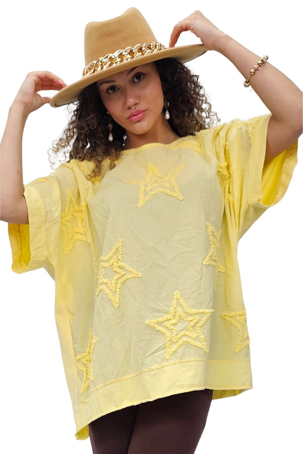 Star Pattern Cotton Top