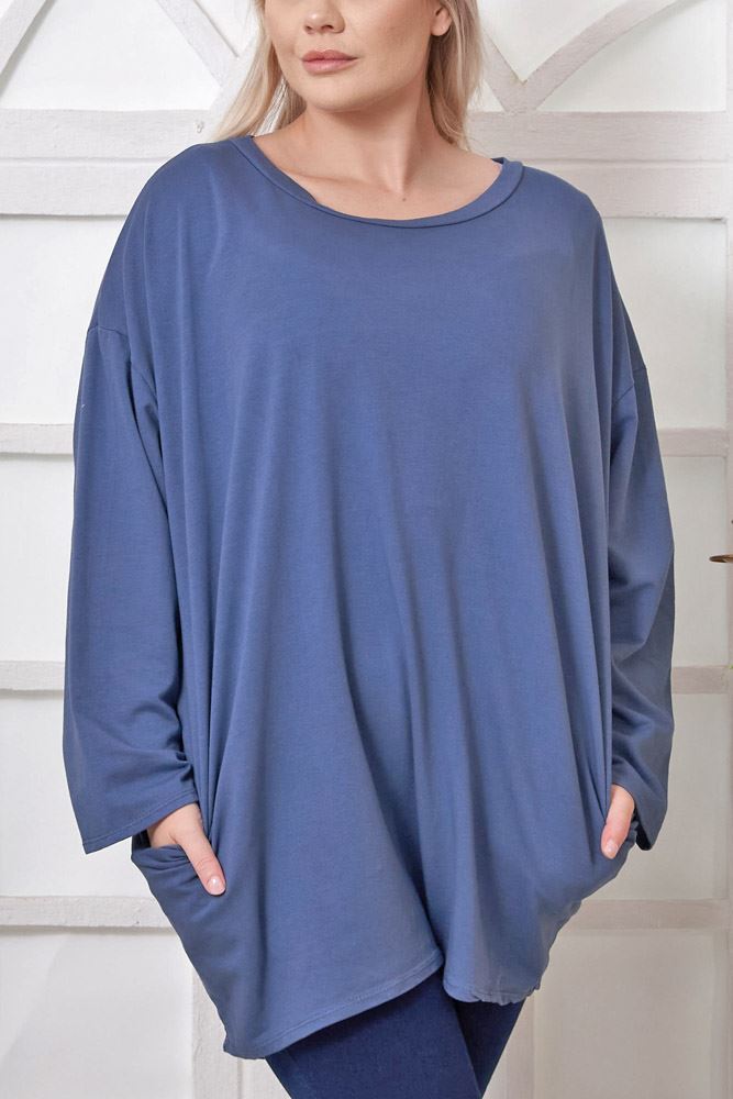 Plain Back Sequin Heart Motif Cotton Top