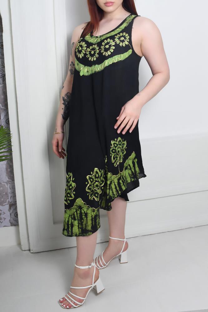 Flower Print Umbrela Dress